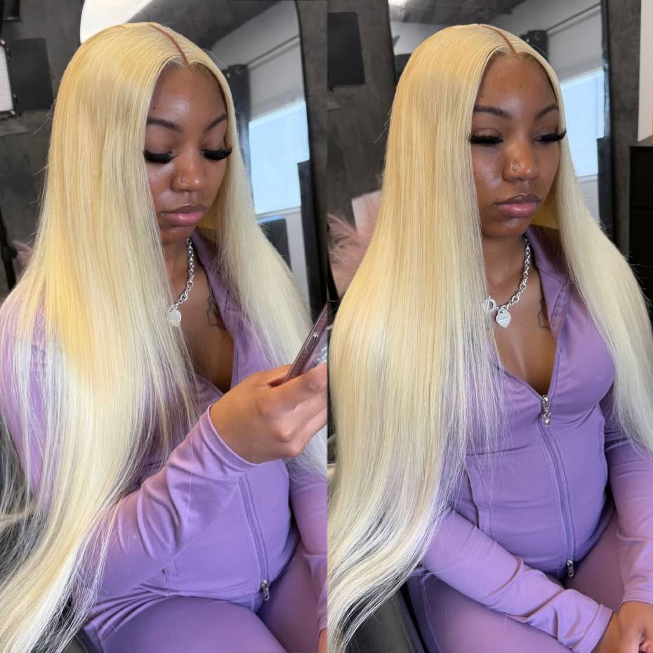 613 Blonde Body Wave Lace Front Wig - 密度250% 613ブロンドカラー 13x6レースフロント人毛ウィッグ レミーペルー産 30～40インチ ボディウェーブ