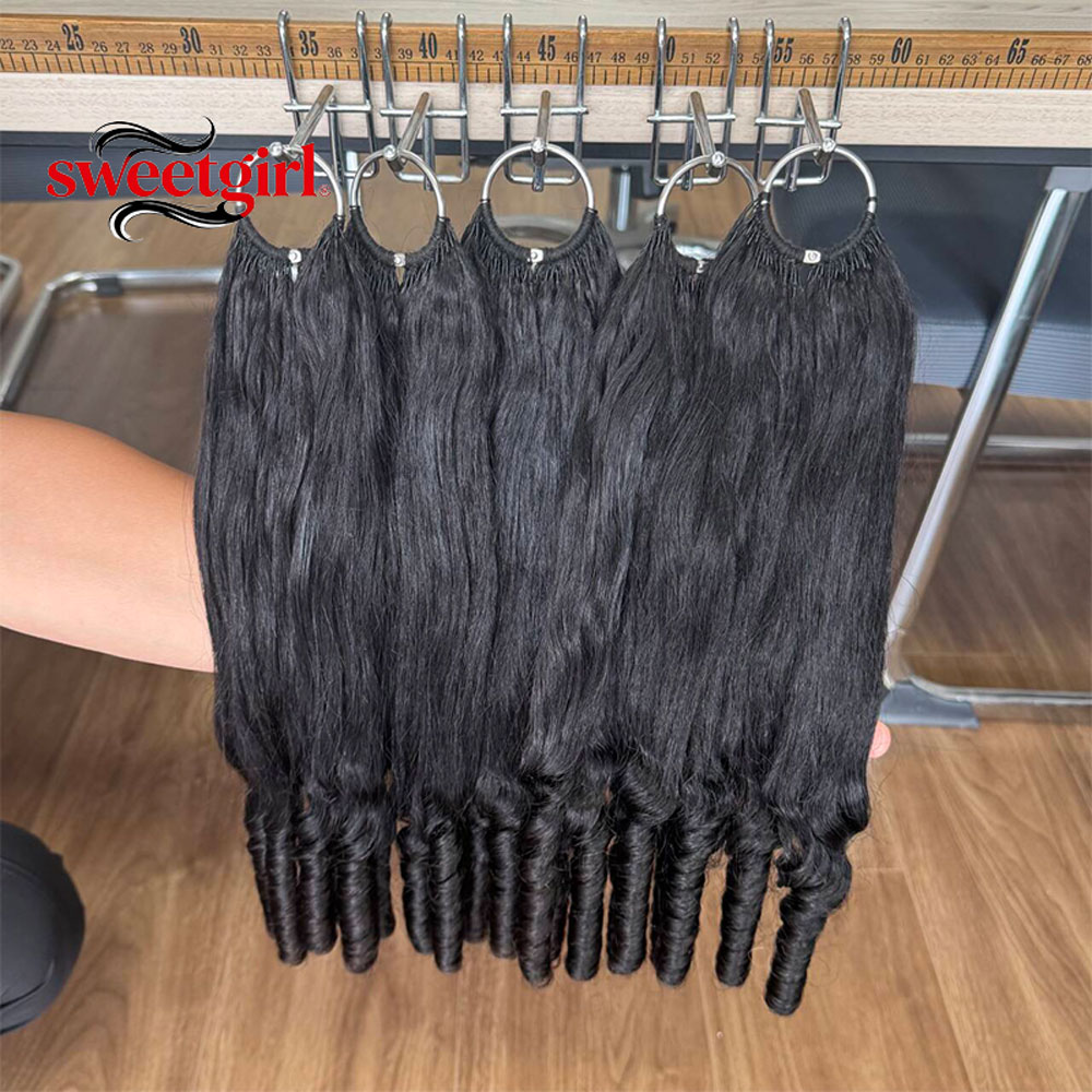 Water Wave Bulk Human Hair For Braiding - 12A ヤキフェザーバーマンカーリーヘア 100%未加工人毛 ベトナム産バージンプレノット ナチュラルブラック 編み込み用