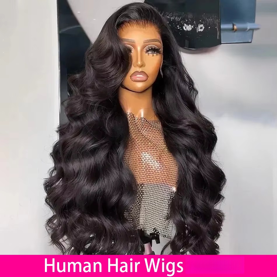 Hd Lace Frontal Wig Human Hair Pre Plucked - 40インチ ボディウェーブ人毛ウィッグ 13x6 HDレースフロントウィッグ ブラジル産 生え際処理済みレース