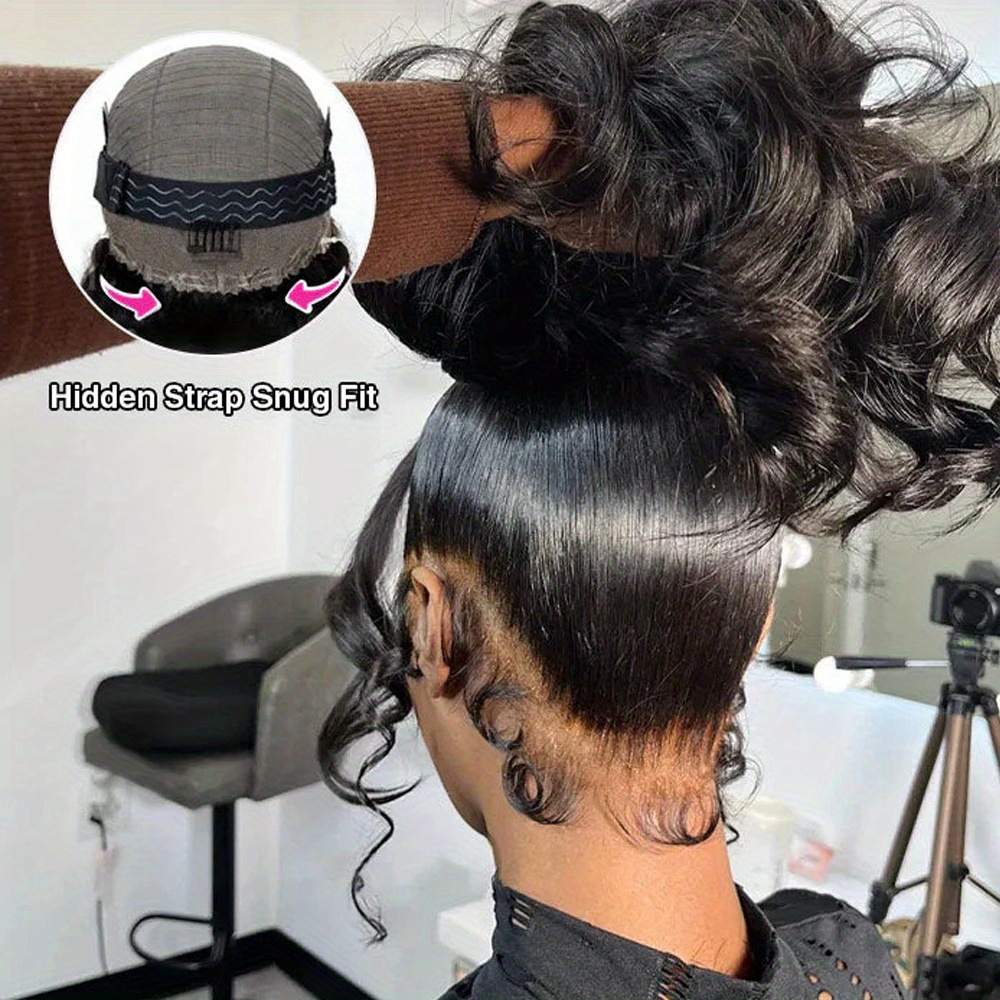 HD 360 フルレースウィッグ（見えないストラップ付き）人 - Human Hair Wigs のレビューと価格