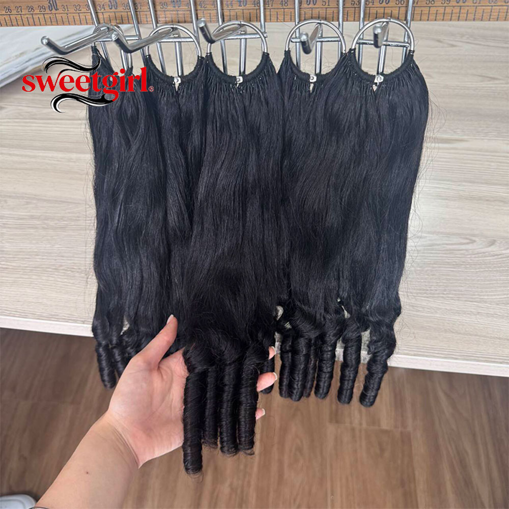 12A ヤキフェザーバーマンカーリーヘア 100%未加工人毛 - Water Wave Bulk Human Hair For Braiding のレビューと価格