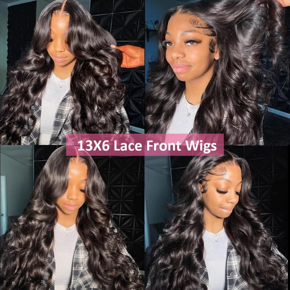 40インチ ボディウェーブ人毛ウィッグ 13x6 HDレース - Hd Lace Frontal Wig Human Hair Pre Plucked のレビューと価格