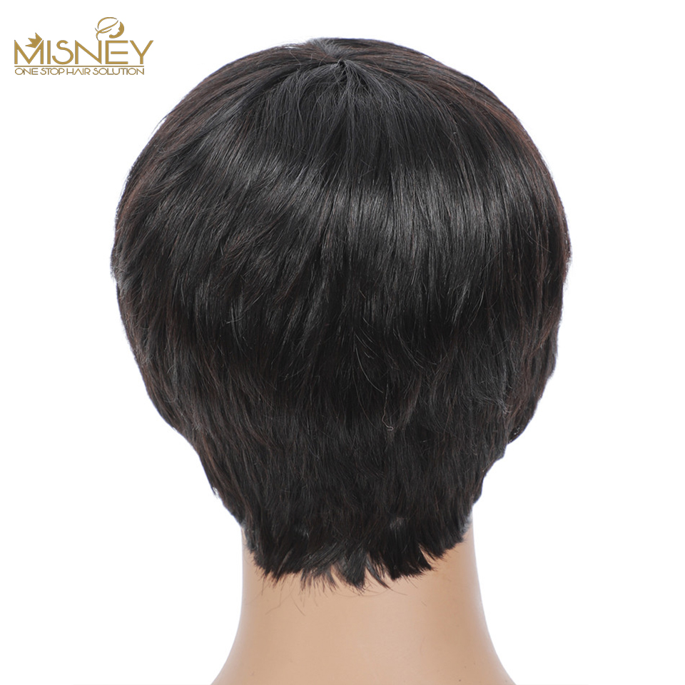 黒人女性のためのブラジルの短い人間の髪の毛のかつら,偽のレミ - Short Pixie Cut Wig Human Hair Cheap のレビューと価格