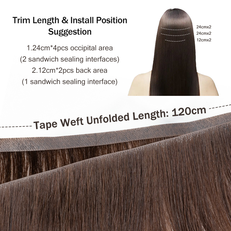 目に見えない長いpuのよこ糸,本物の自然な髪,シームレスで接 - Invisible Tape In Extensions Real Hair のレビューと価格