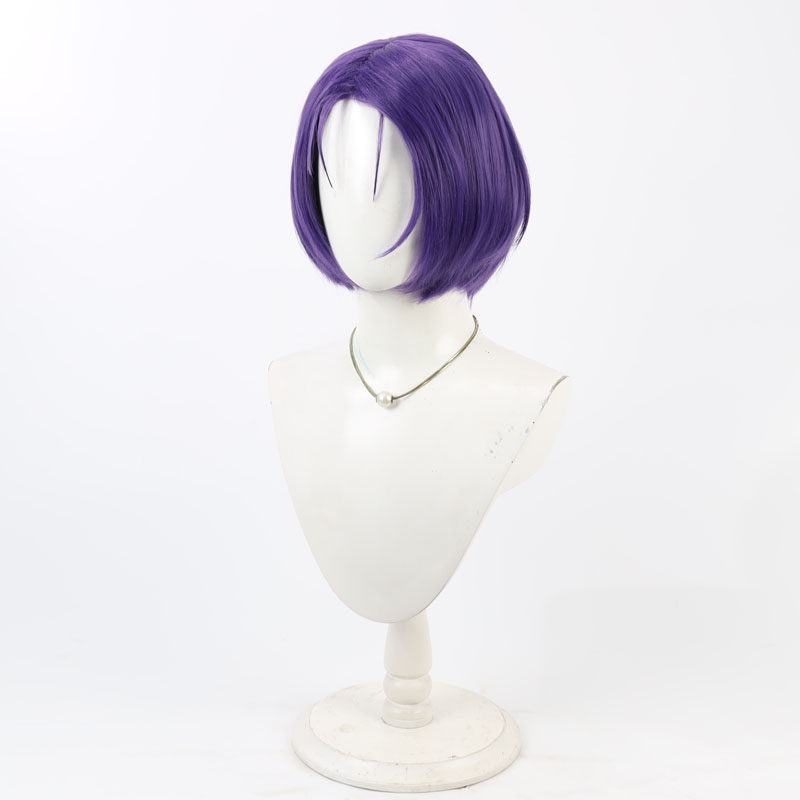 彩蓮寺春菜 コスプレウィッグ パープル ショート アズールレ - Synthetic Wigs のレビューと価格