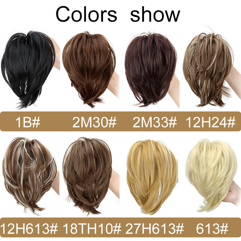 WIGSIN 合成乱雑なおだんごヘアシュシュ ショート スト - Claw Clip Messy Bun Hair Piece のレビューと価格