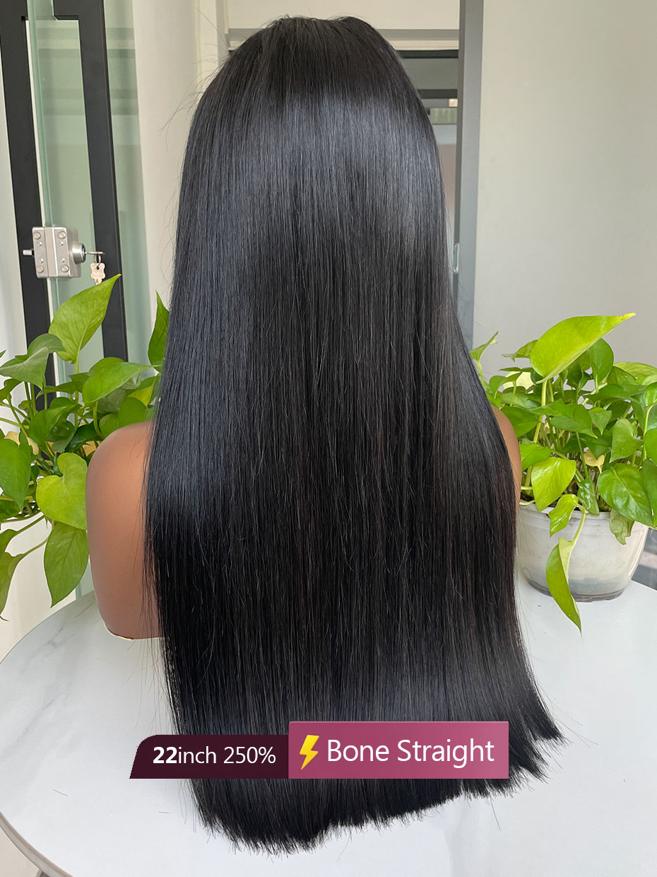 13x6ボブウィッグ 100%人毛 5x5接着剤不要ウィッグ - Lace Front Wigs のレビューと価格